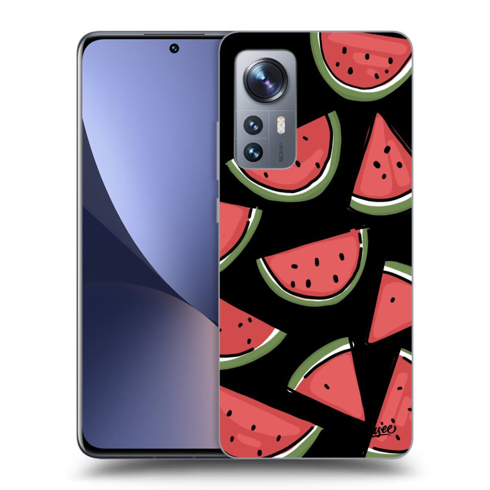 Picasee Xiaomi 12X Hülle - Schwarzes Silikon - Melone