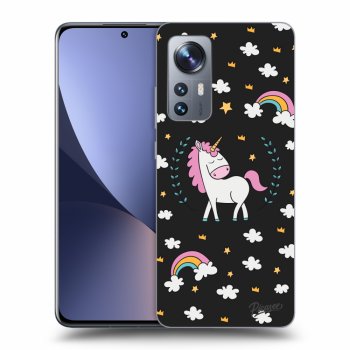 Picasee Xiaomi 12X Hülle - Schwarzes Silikon - Unicorn star heaven
