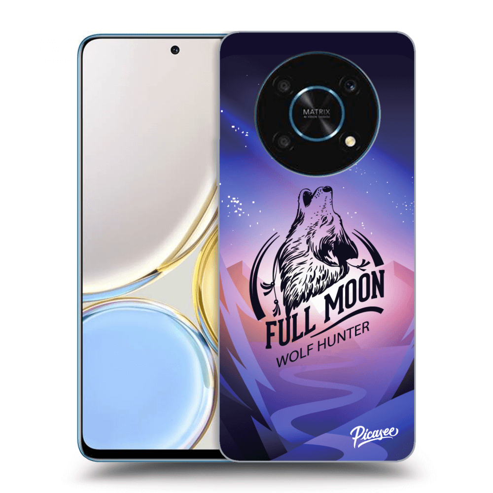 Picasee Honor Magic4 Lite 5G Hülle - Schwarzes Silikon - Wolf