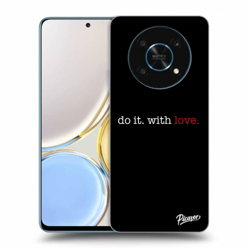 Picasee Honor Magic4 Lite 5G Hülle - Schwarzes Silikon - Do it. With love.