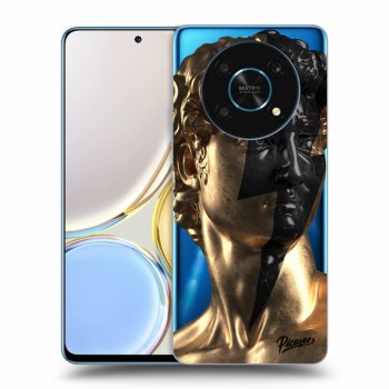 Picasee Honor Magic4 Lite 5G Hülle - Transparentes Silikon - Wildfire - Gold