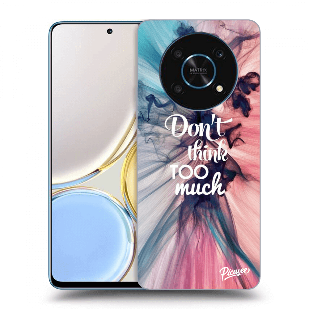 Picasee Honor Magic4 Lite 5G Hülle - Schwarzes Silikon - Don't think TOO much