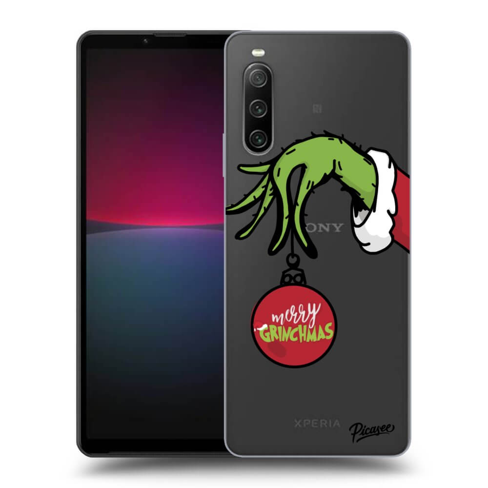 Picasee Sony Xperia 10 IV 5G Hülle - Transparentes Silikon - Grinch