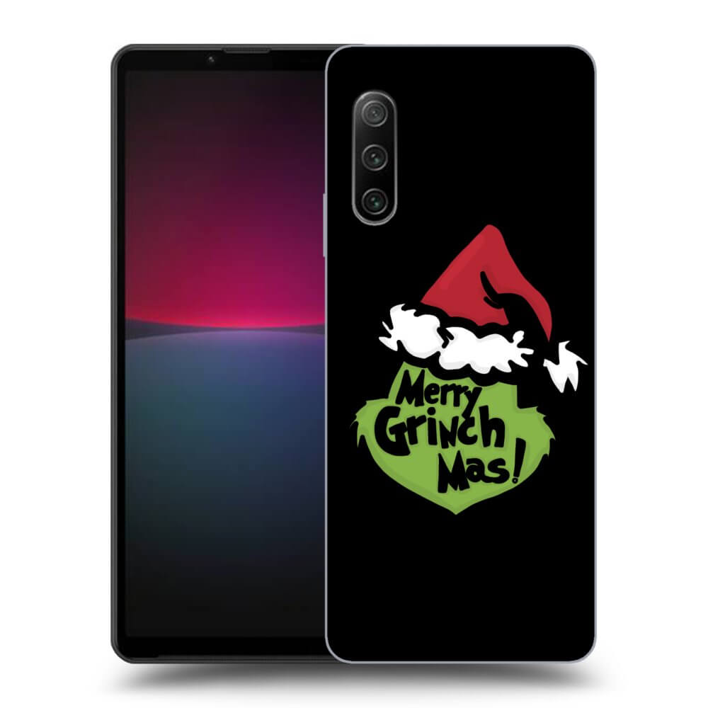 Picasee Sony Xperia 10 IV 5G Hülle - Schwarzes Silikon - Grinch 2