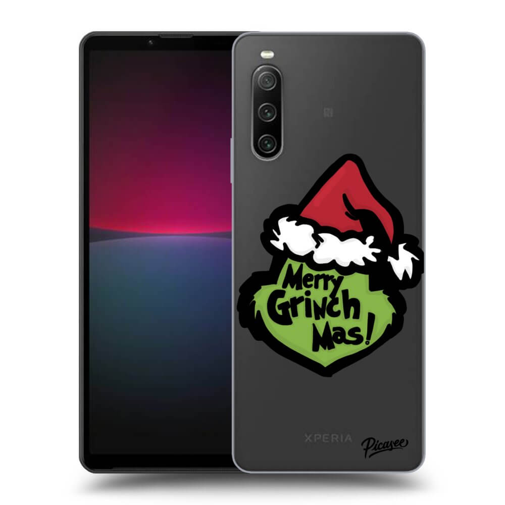 Picasee Sony Xperia 10 IV 5G Hülle - Transparentes Silikon - Grinch 2