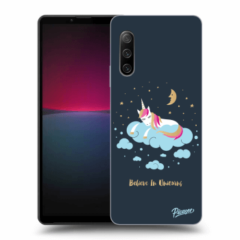 Picasee Sony Xperia 10 IV 5G Hülle - Transparentes Silikon - Believe In Unicorns