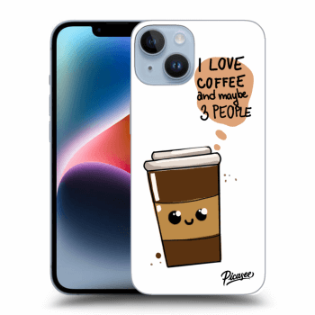 Picasee Apple iPhone 14 Hülle - Transparentes Silikon - Cute coffee