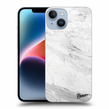 Hülle für Apple iPhone 14 - White marble