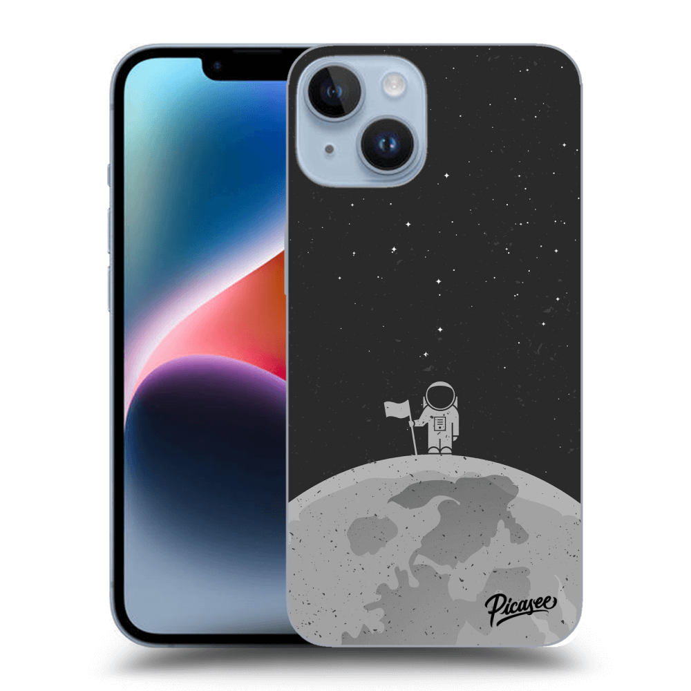 Picasee Apple iPhone 14 Hülle - Transparentes Silikon - Astronaut