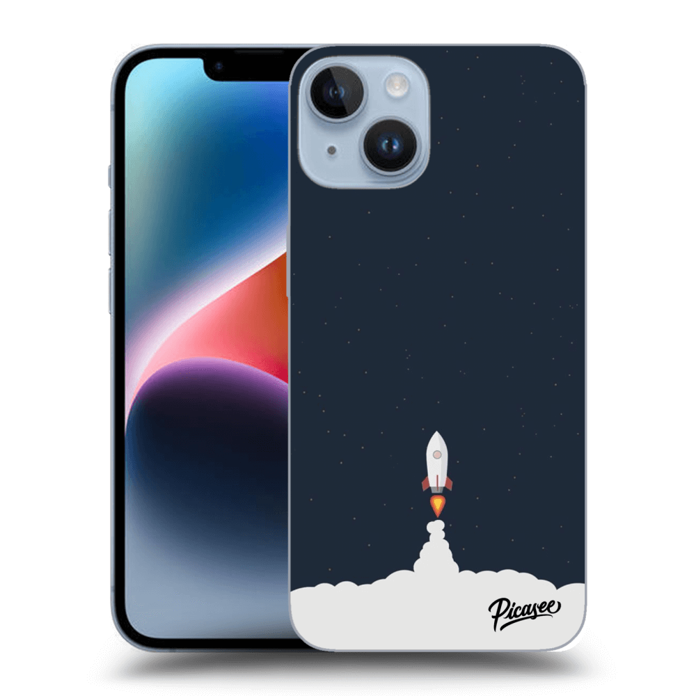 Picasee Apple iPhone 14 Hülle - Transparentes Silikon - Astronaut 2