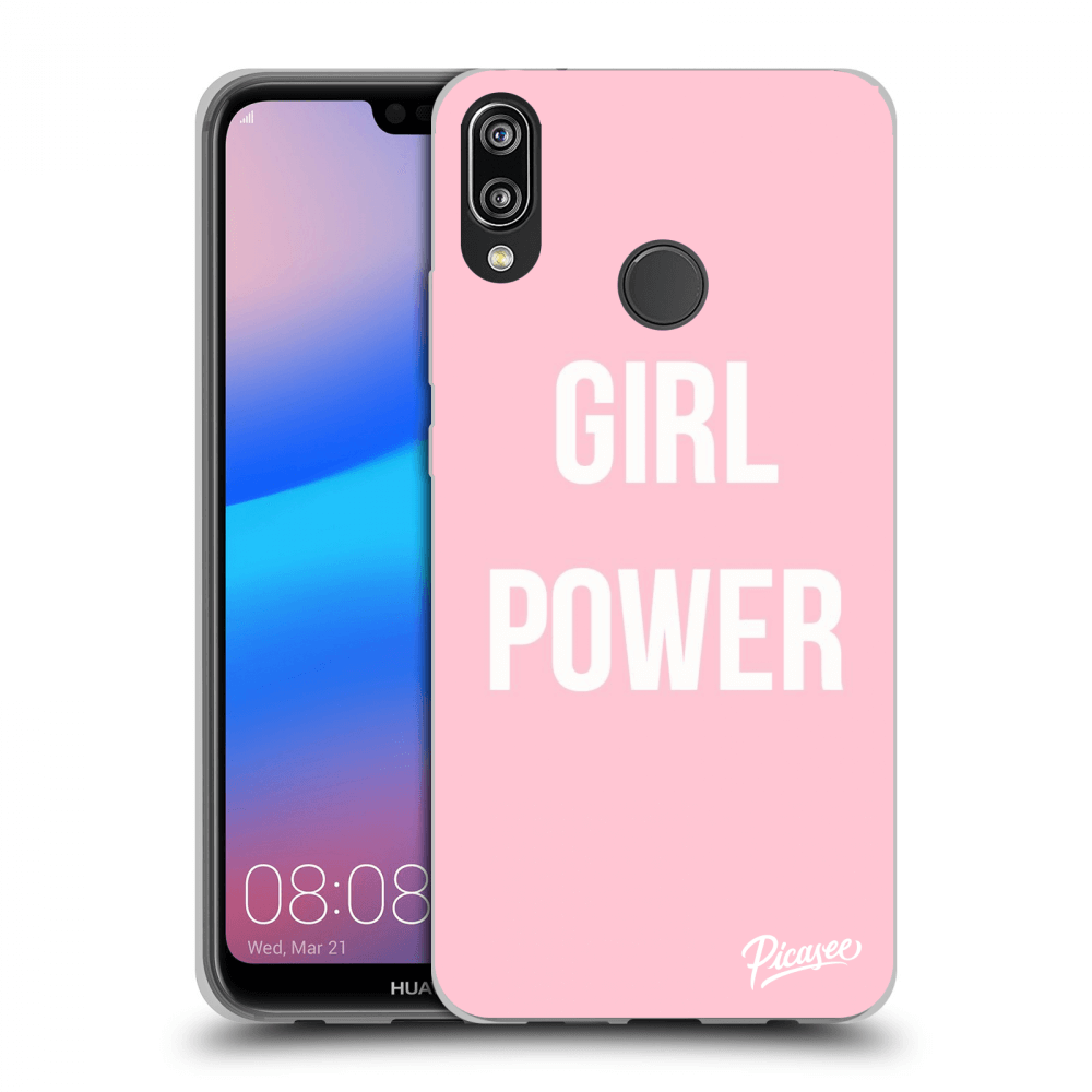 Picasee Huawei P20 Lite Hülle - Transparentes Silikon - Girl power