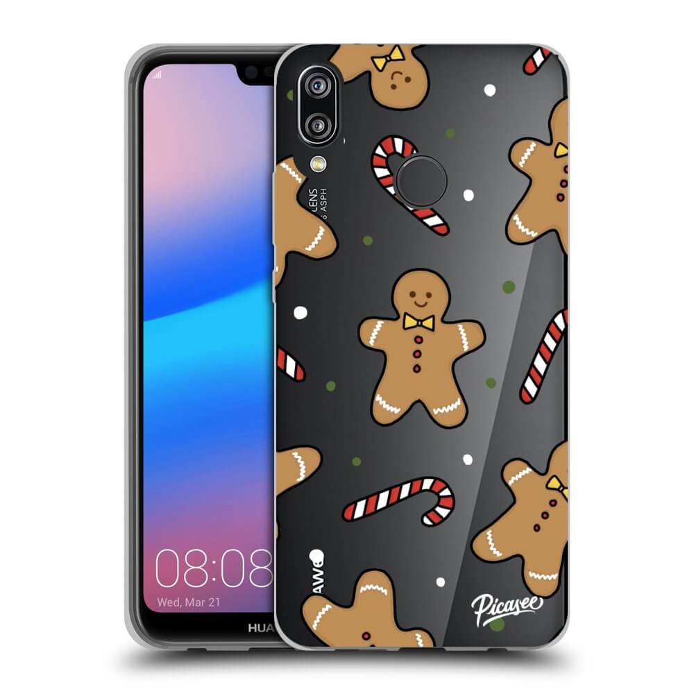 Picasee Huawei P20 Lite Hülle - Transparentes Silikon - Gingerbread