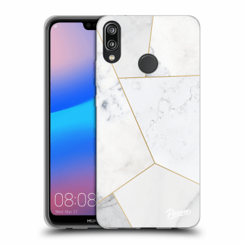 Hülle für Huawei P20 Lite - White tile