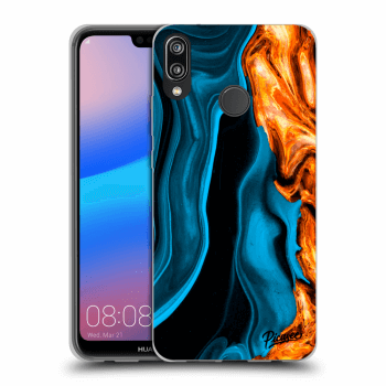 Hülle für Huawei P20 Lite - Gold blue