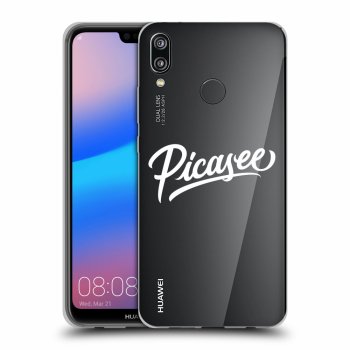 Picasee Huawei P20 Lite Hülle - Transparentes Silikon - Picasee - White