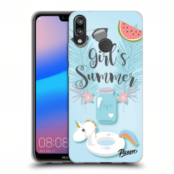 Picasee Huawei P20 Lite Hülle - Transparentes Silikon - Girls Summer