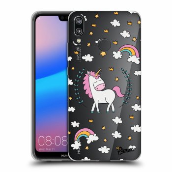 Picasee Huawei P20 Lite Hülle - Transparentes Silikon - Unicorn star heaven