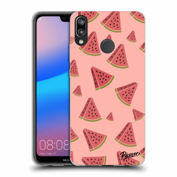 Picasee Huawei P20 Lite Hülle - Transparentes Silikon - Watermelon