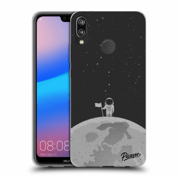 Picasee Huawei P20 Lite Hülle - Schwarzes Silikon - Astronaut