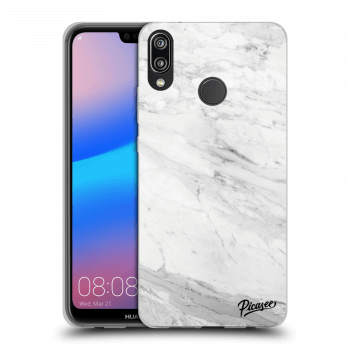 Hülle für Huawei P20 Lite - White marble