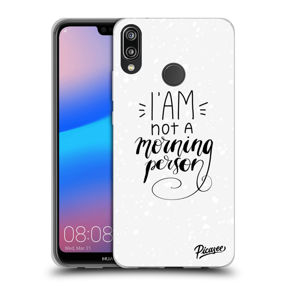 Picasee ULTIMATE CASE für Huawei P20 Lite - I am not a morning person
