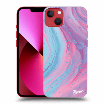 Hülle für Apple iPhone 14 Plus - Pink liquid