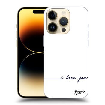 Picasee ULTIMATE CASE MagSafe für Apple iPhone 14 Pro - I love you