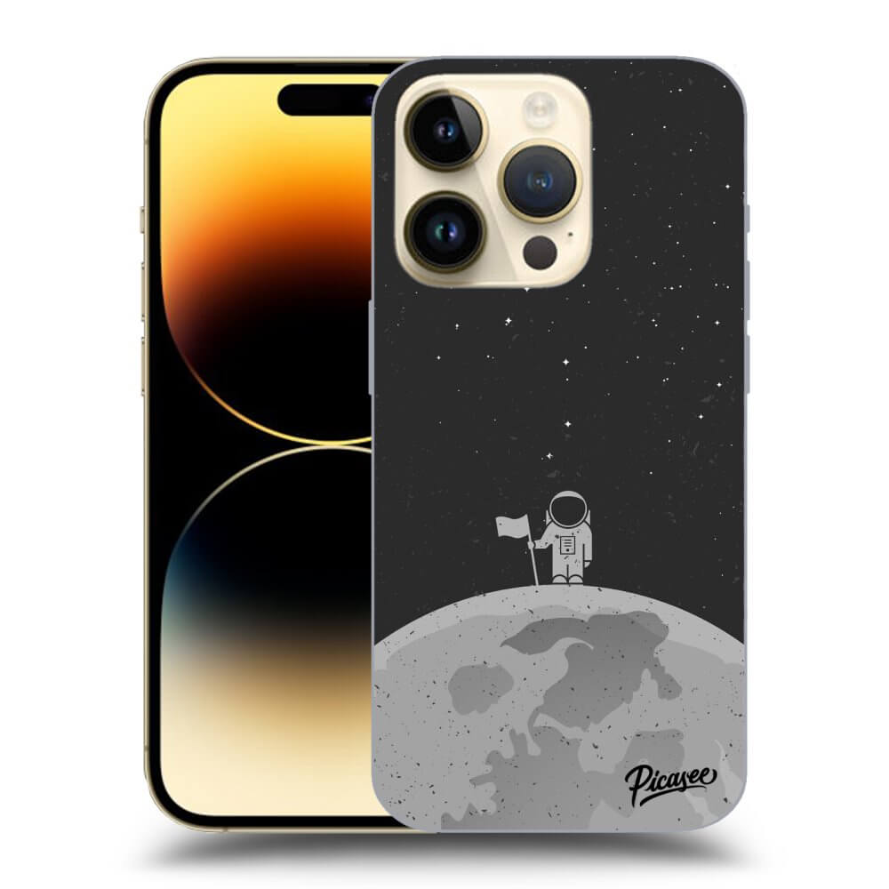 Picasee Apple iPhone 14 Pro Hülle - Transparentes Silikon - Astronaut