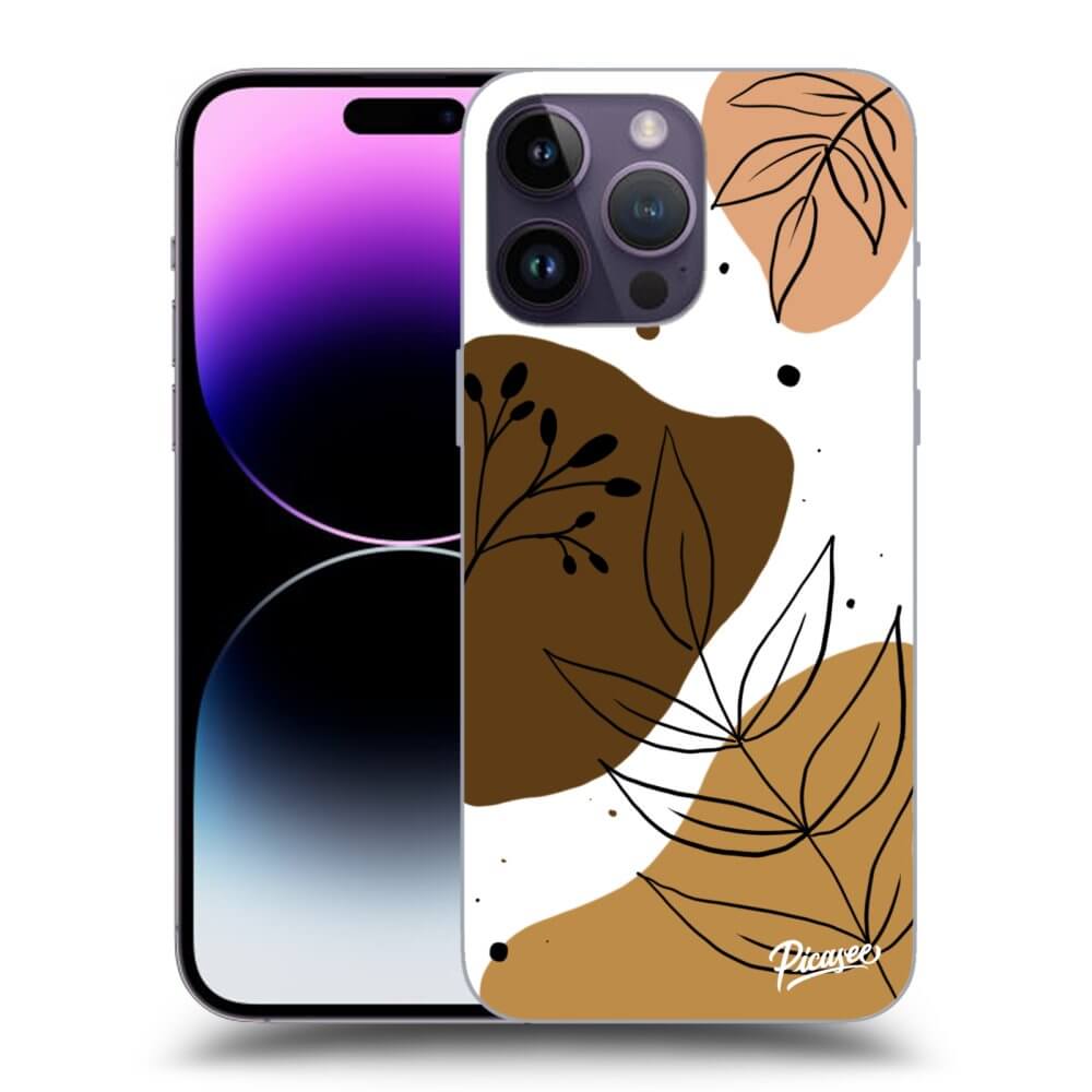 Picasee Apple iPhone 14 Pro Max Hülle - Schwarzes Silikon - Boho style