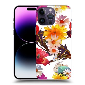 Picasee Apple iPhone 14 Pro Max Hülle - Transparentes Silikon - Meadow