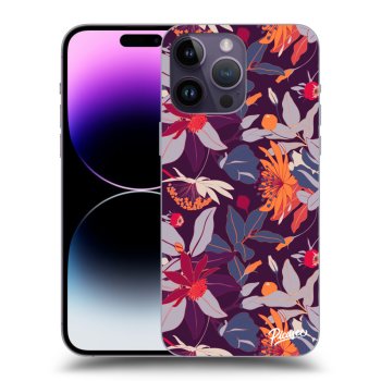 Picasee ULTIMATE CASE MagSafe für Apple iPhone 14 Pro Max - Purple Leaf