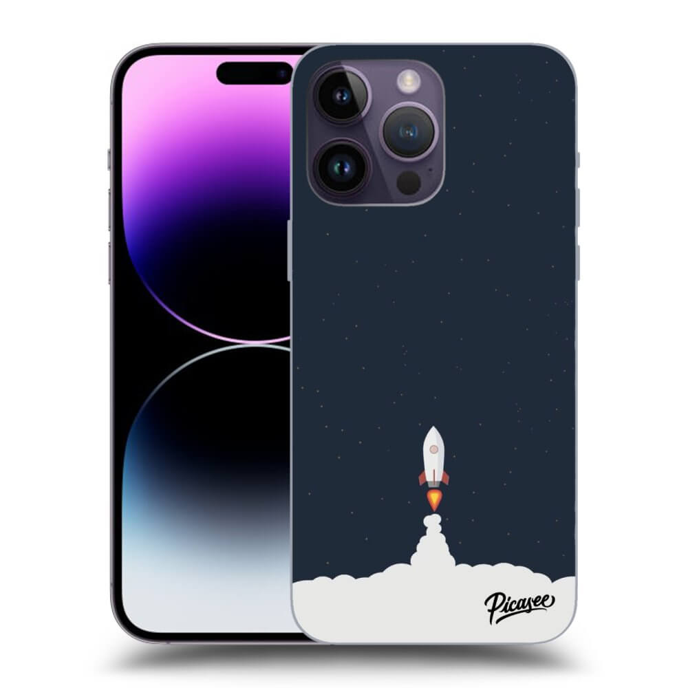 Picasee Apple iPhone 14 Pro Max Hülle - Transparentes Silikon - Astronaut 2