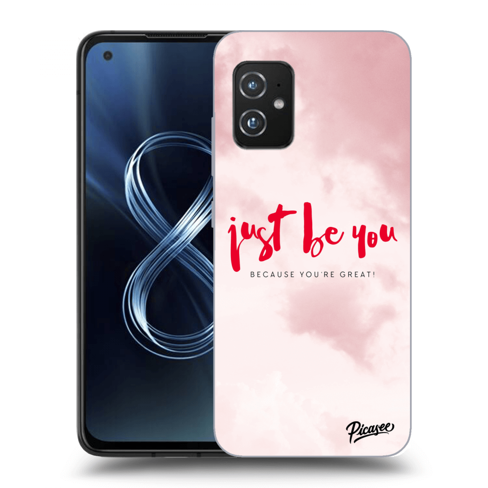 Picasee Asus Zenfone 8 ZS590KS Hülle - Transparentes Silikon - Just be you