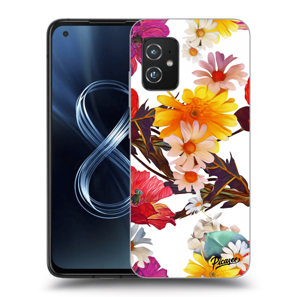 Picasee Asus Zenfone 8 ZS590KS Hülle - Transparentes Silikon - Meadow