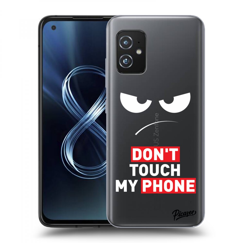 Picasee Asus Zenfone 8 ZS590KS Hülle - Transparentes Silikon - Angry Eyes - Transparent