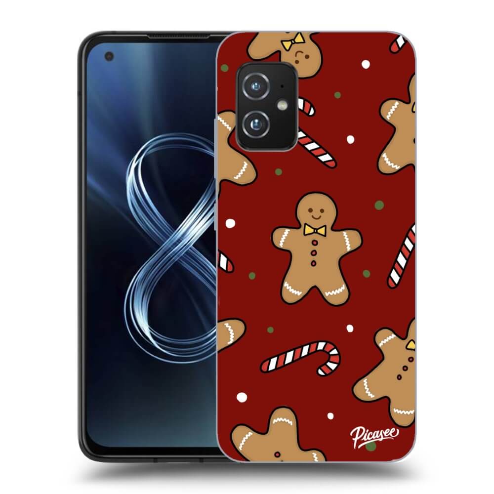 Picasee Asus Zenfone 8 ZS590KS Hülle - Transparentes Silikon - Gingerbread 2
