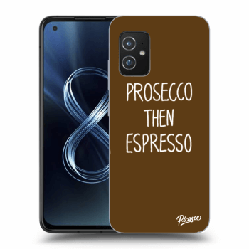 Picasee Asus Zenfone 8 ZS590KS Hülle - Transparentes Silikon - Prosecco then espresso