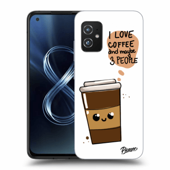Picasee Asus Zenfone 8 ZS590KS Hülle - Transparentes Silikon - Cute coffee