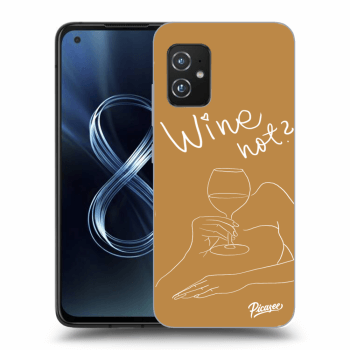 Picasee Asus Zenfone 8 ZS590KS Hülle - Transparentes Silikon - Wine not