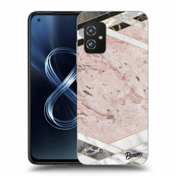 Hülle für Asus Zenfone 8 ZS590KS - Pink geometry