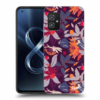 Hülle für Asus Zenfone 8 ZS590KS - Purple Leaf