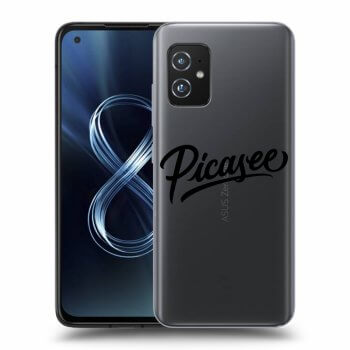 Picasee Asus Zenfone 8 ZS590KS Hülle - Transparentes Silikon - Picasee - black