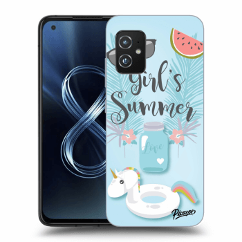 Picasee Asus Zenfone 8 ZS590KS Hülle - Transparentes Silikon - Girls Summer