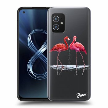Hülle für Asus Zenfone 8 ZS590KS - Flamingos zu zweit