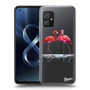 Hülle für Asus Zenfone 8 ZS590KS - Flamingos couple