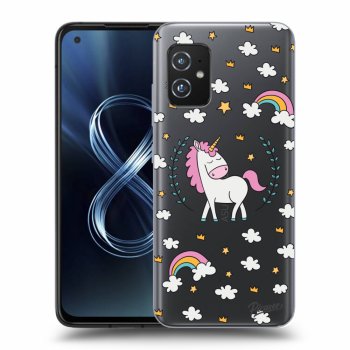 Hülle für Asus Zenfone 8 ZS590KS - Einhorn Sternenhimmel