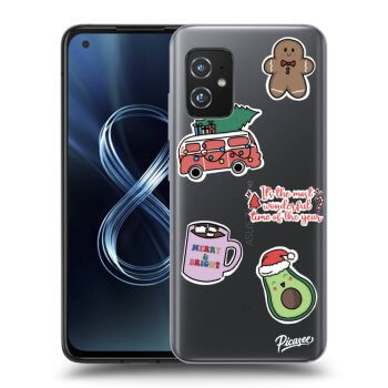 Hülle für Asus Zenfone 8 ZS590KS - Christmas Stickers