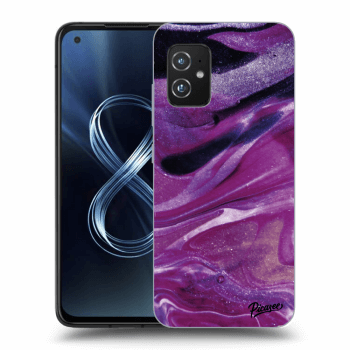 Hülle für Asus Zenfone 8 ZS590KS - Purple glitter