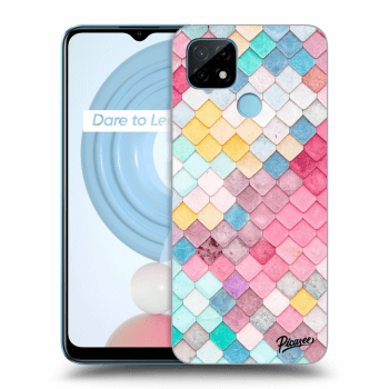 Hülle für Realme C21Y - Farbiges Dach