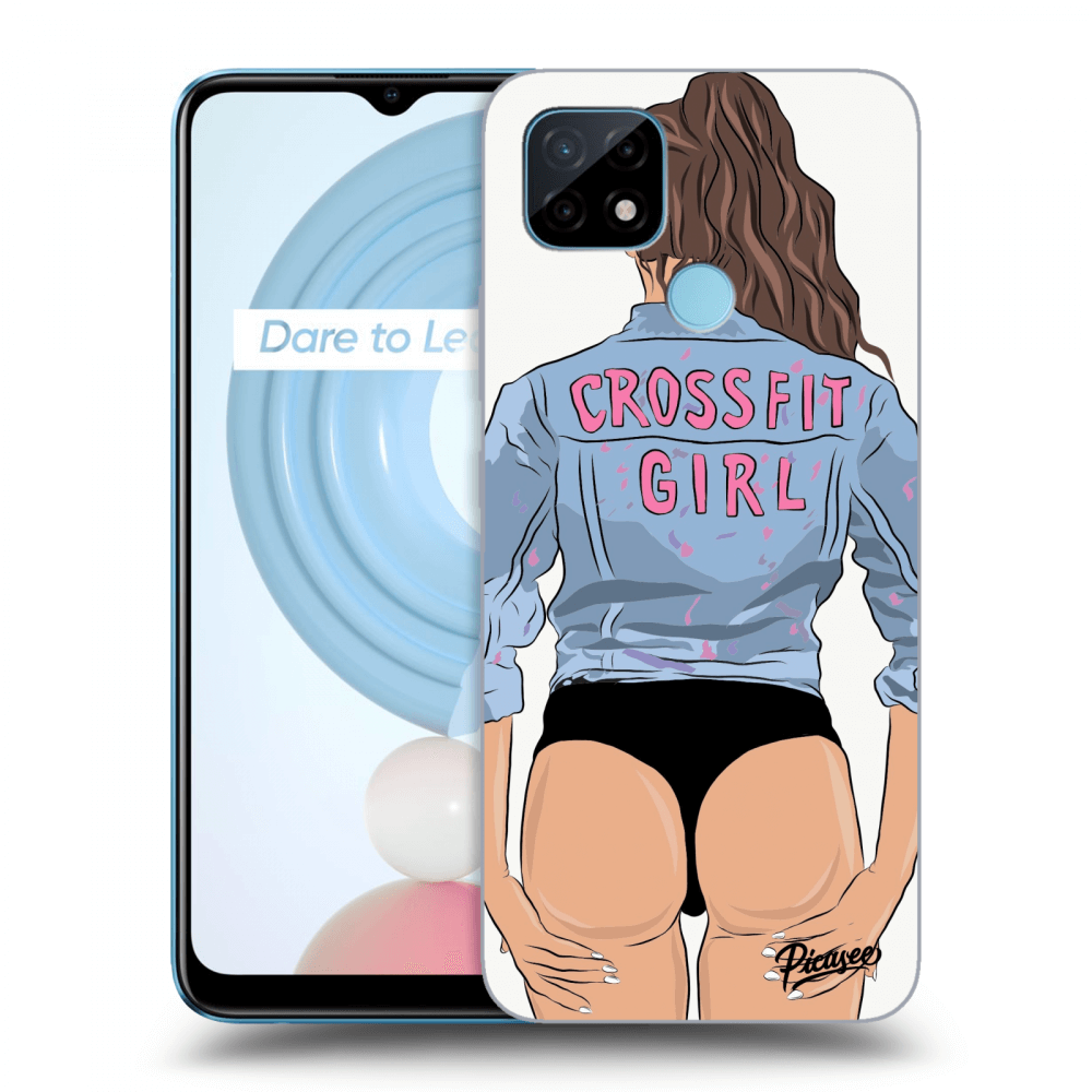 Picasee ULTIMATE CASE für Realme C21Y - Crossfit girl - nickynellow